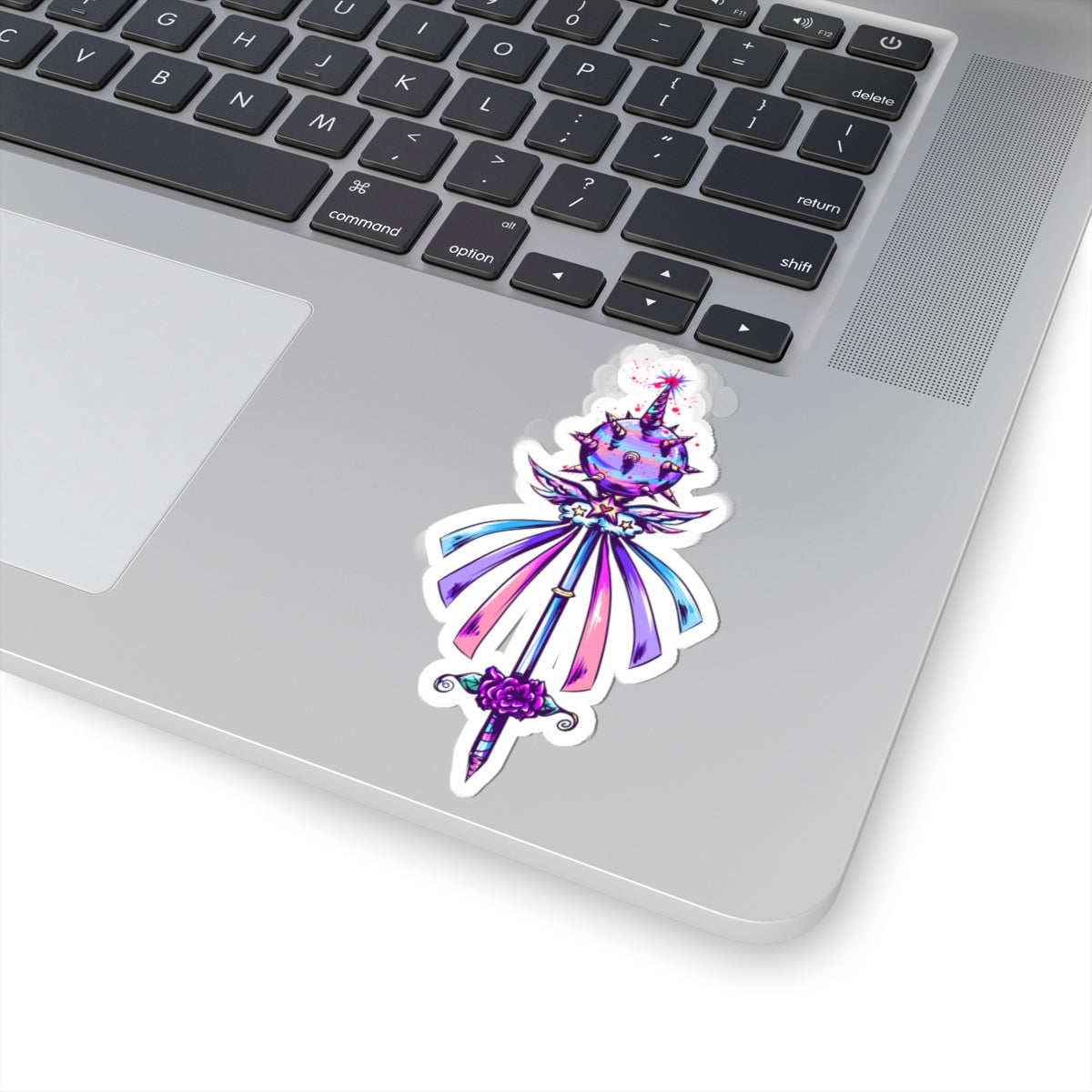 Magical Unicorn Mace Sticker