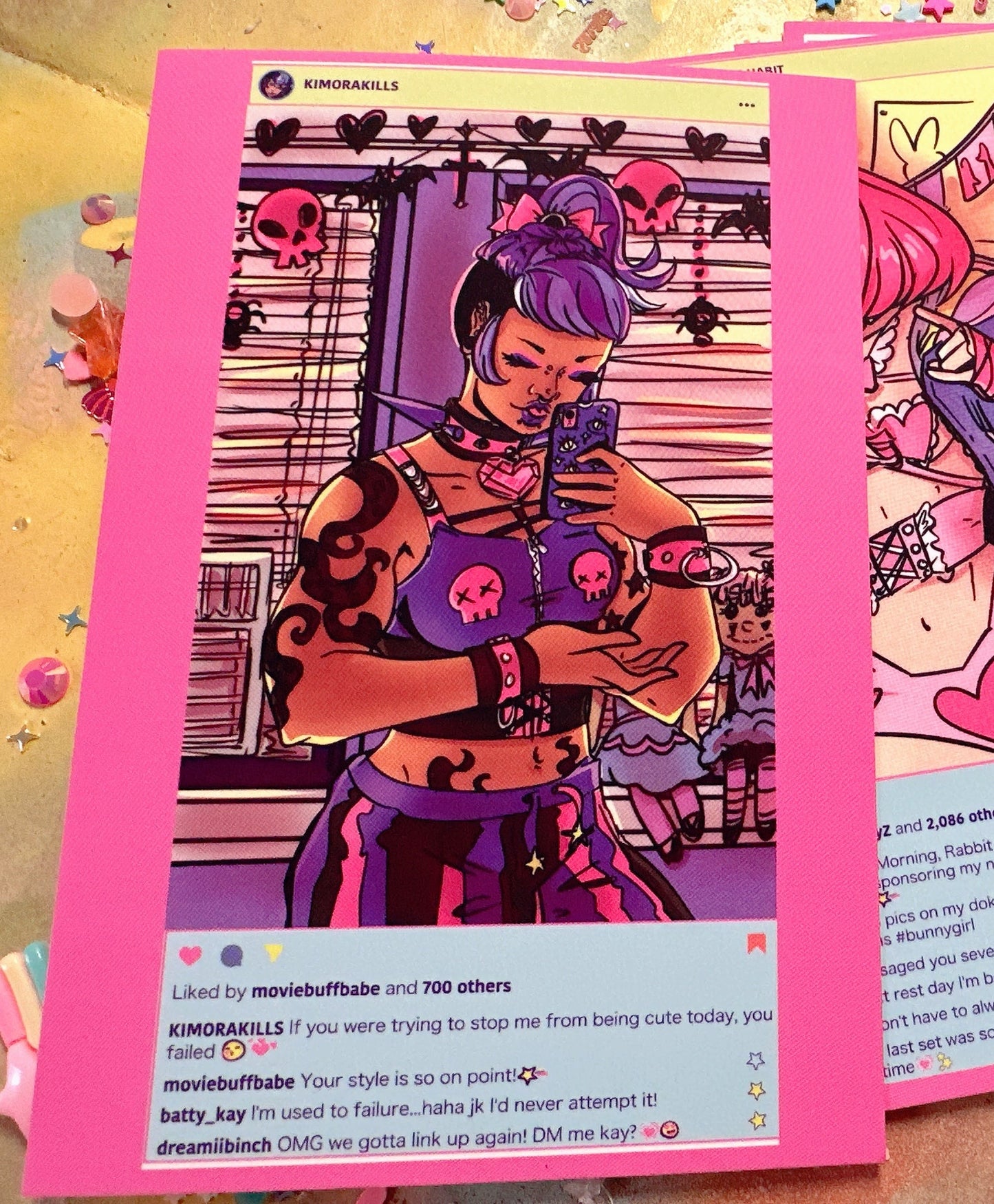 The Kill Joy Flex Postcard Print