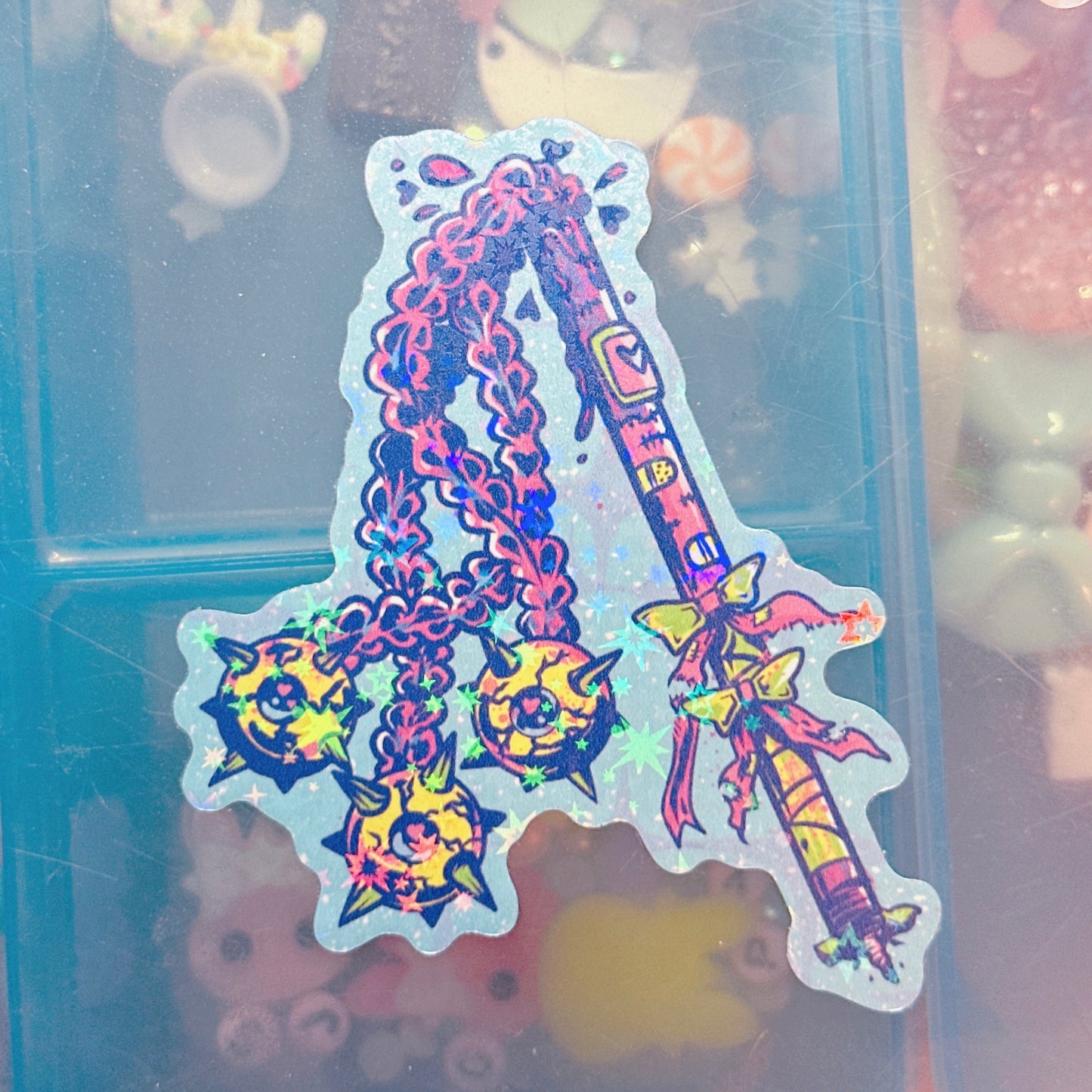 Creepy Cute Flail Sticker