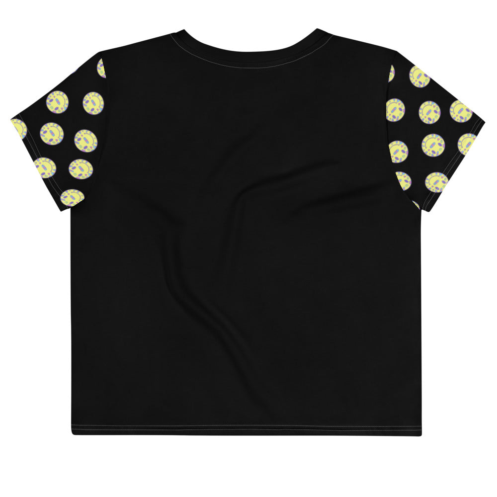 Worry, Don't Be Happy Crop Tee