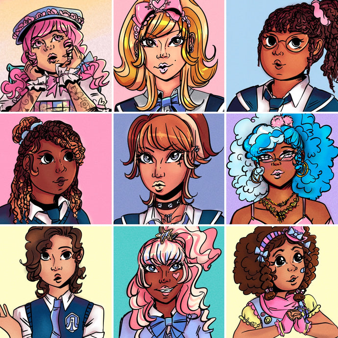 New Faces For The Hard Decora Comic!