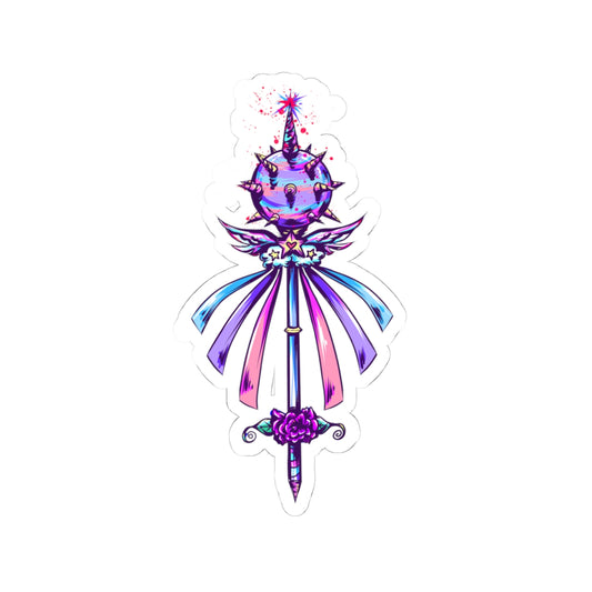 Magical Unicorn Mace Sticker