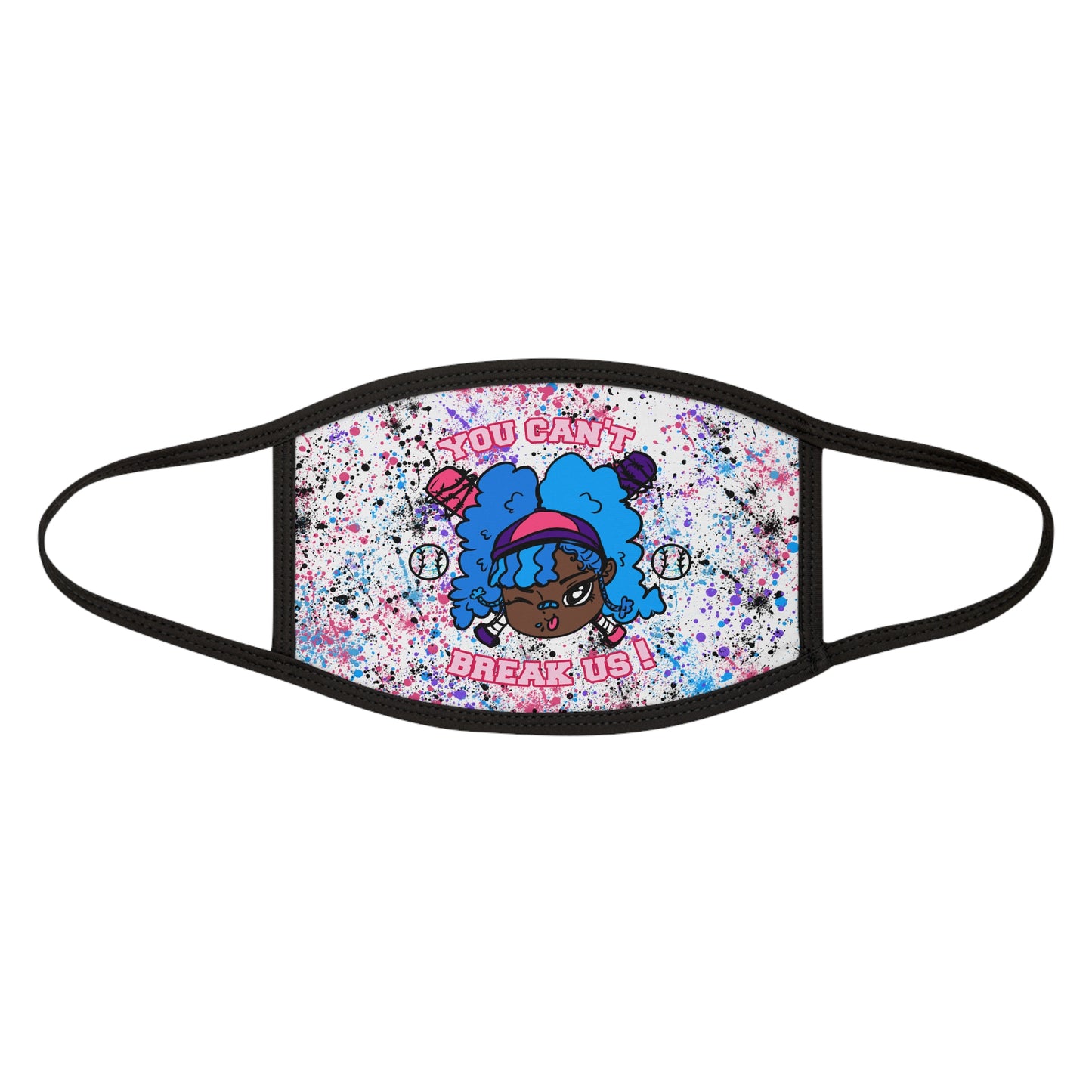 JawBreakers Mixed-Fabric Face Mask