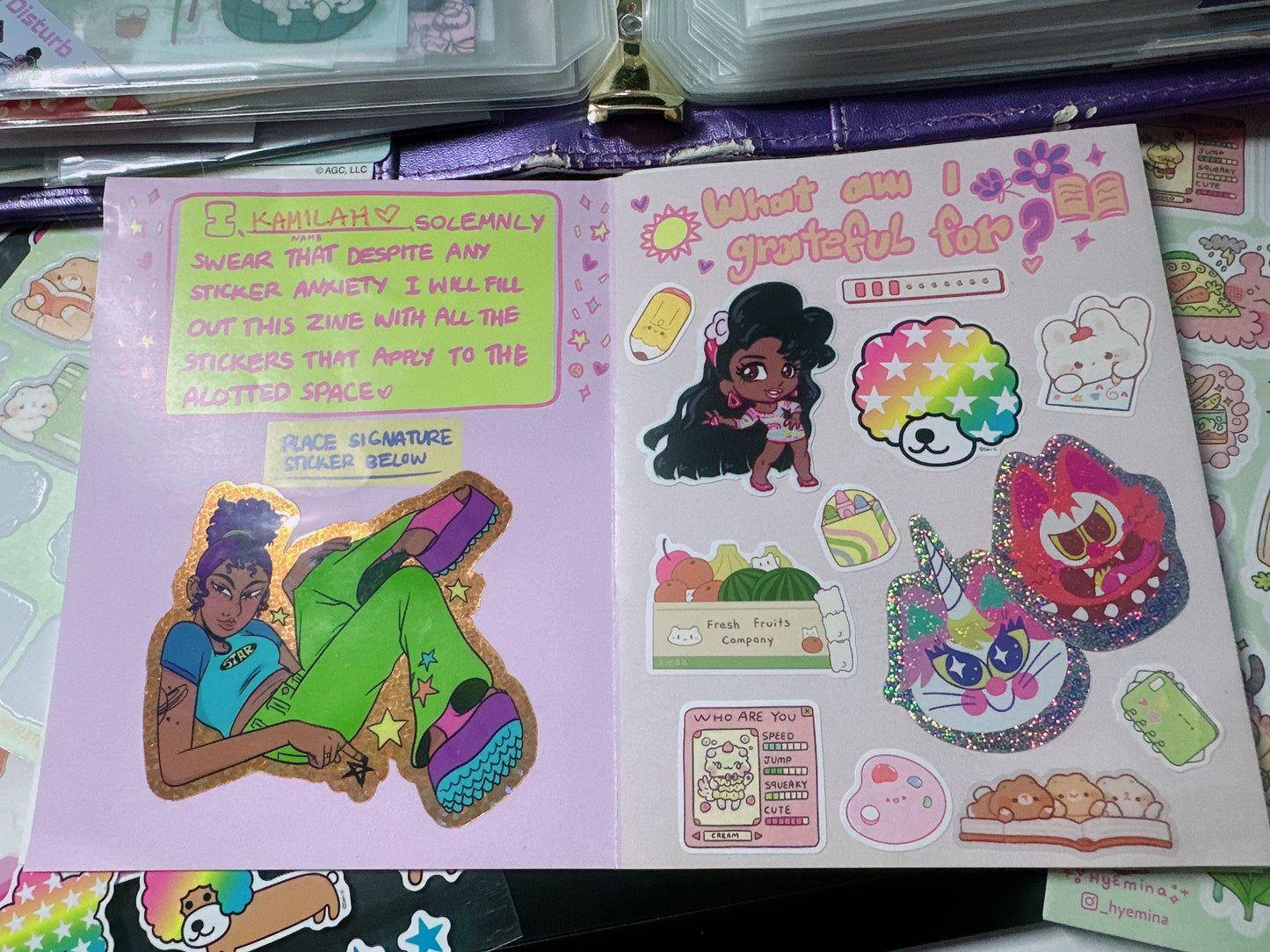 Bring Your Own Stickers Zine