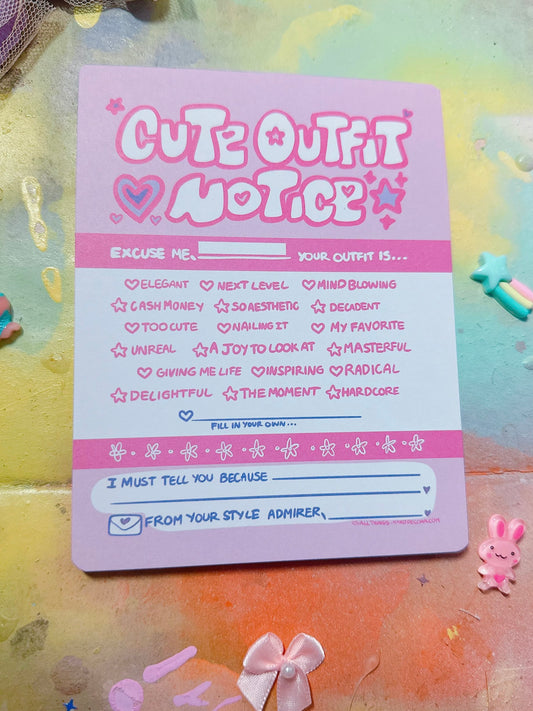 Cute Notice Pad